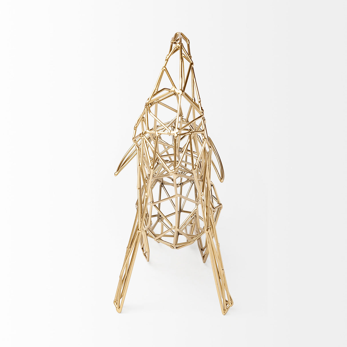 Frankie II 13L x 6W Gold Wire Framed Dog Shaped Decor from Mercana - Luna Furniture