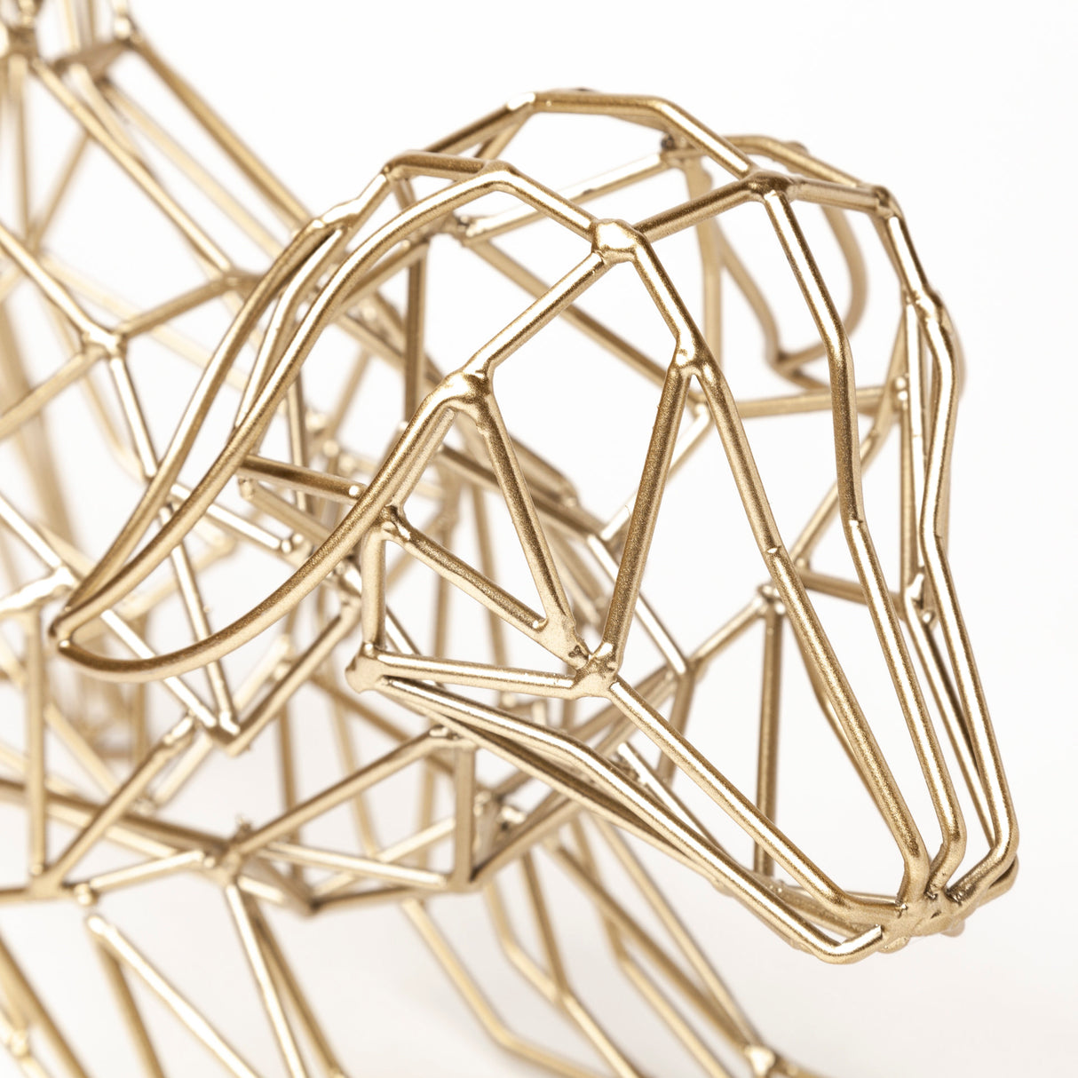 Frankie II 13L x 6W Gold Wire Framed Dog Shaped Decor from Mercana - Luna Furniture