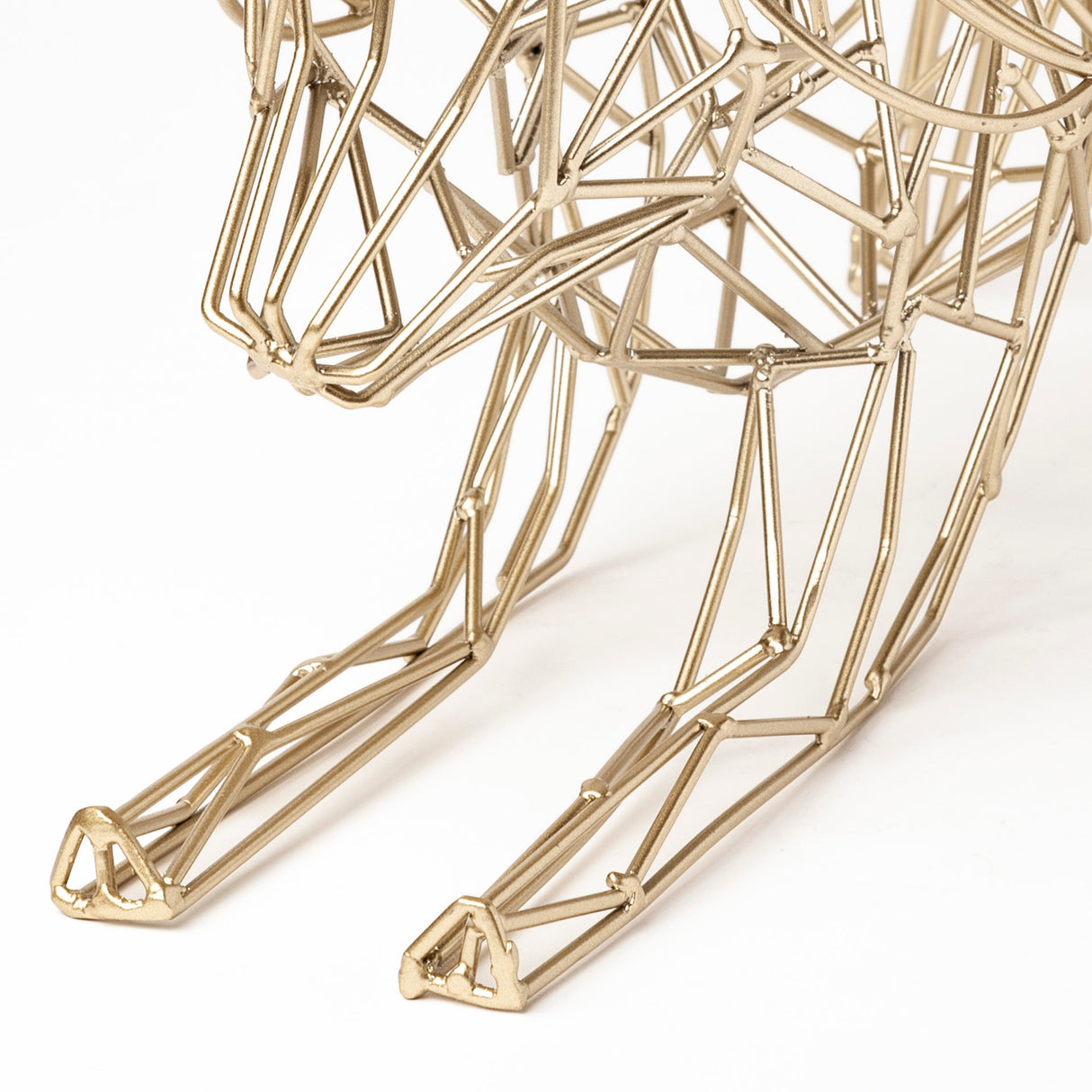 Frankie II 13L x 6W Gold Wire Framed Dog Shaped Decor from Mercana - Luna Furniture