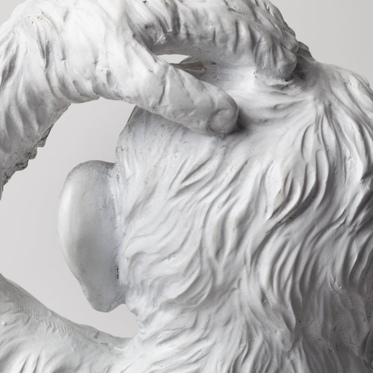 Simia (12"H) White Resin Playful Monkey Table Lamp from Mercana - Luna Furniture