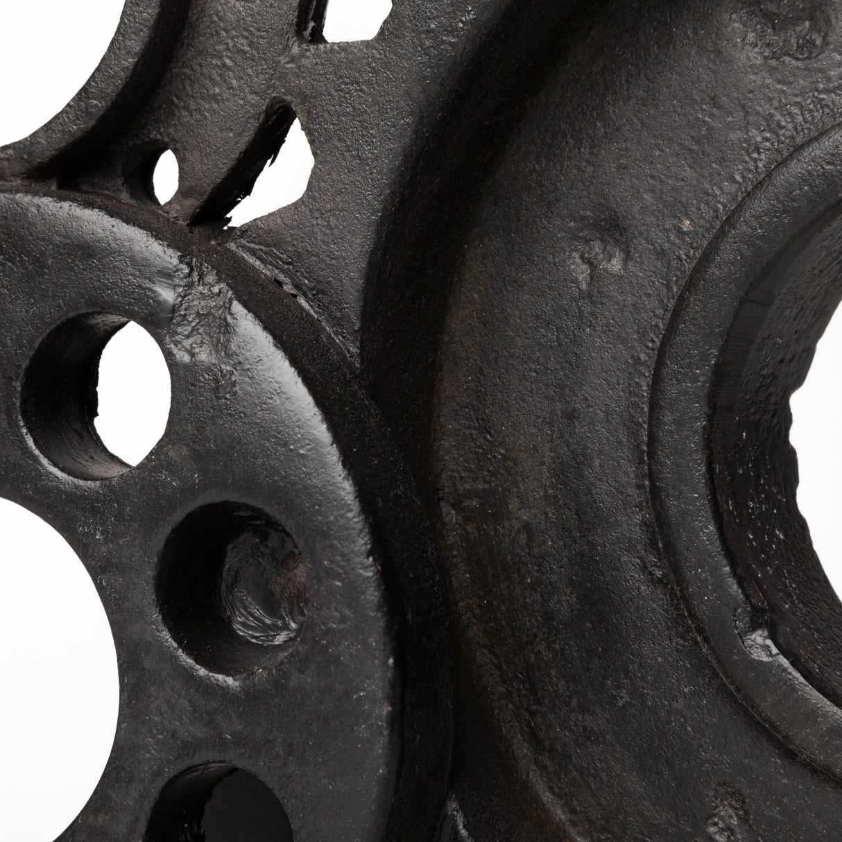Cogsworth Set of 2 14L x 4W Brown Resin Industrial Gear Bookends from Mercana - Luna Furniture