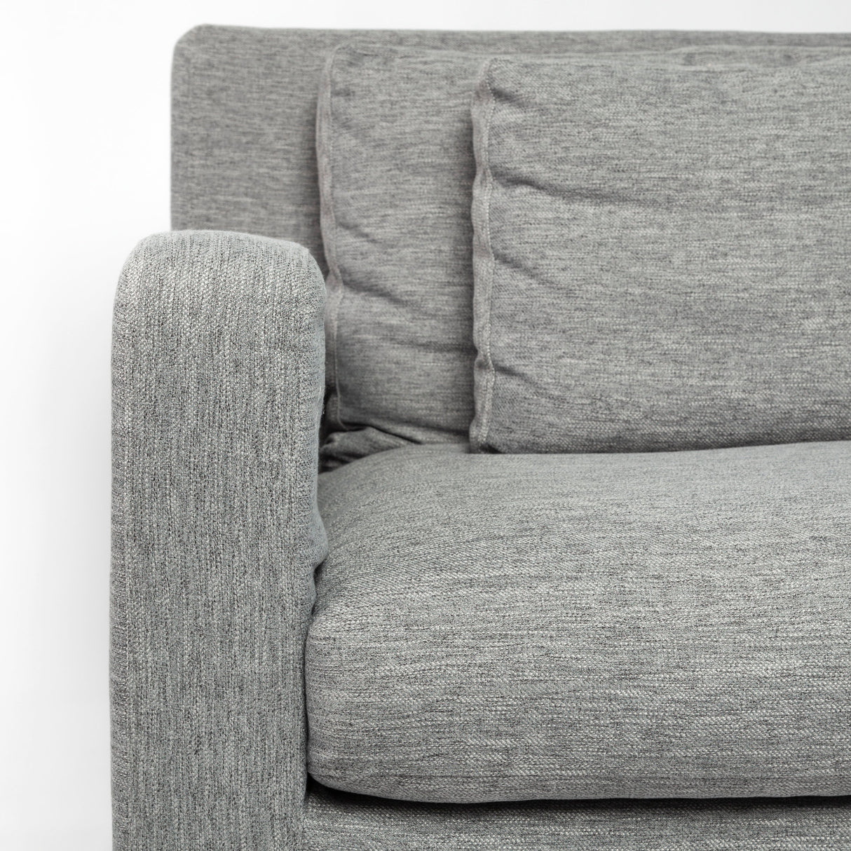 Denly III 38 X 38.25 X 34.5 Castlerock Gray Slipcover Upholstered Arm Chair from Mercana - Luna Furniture