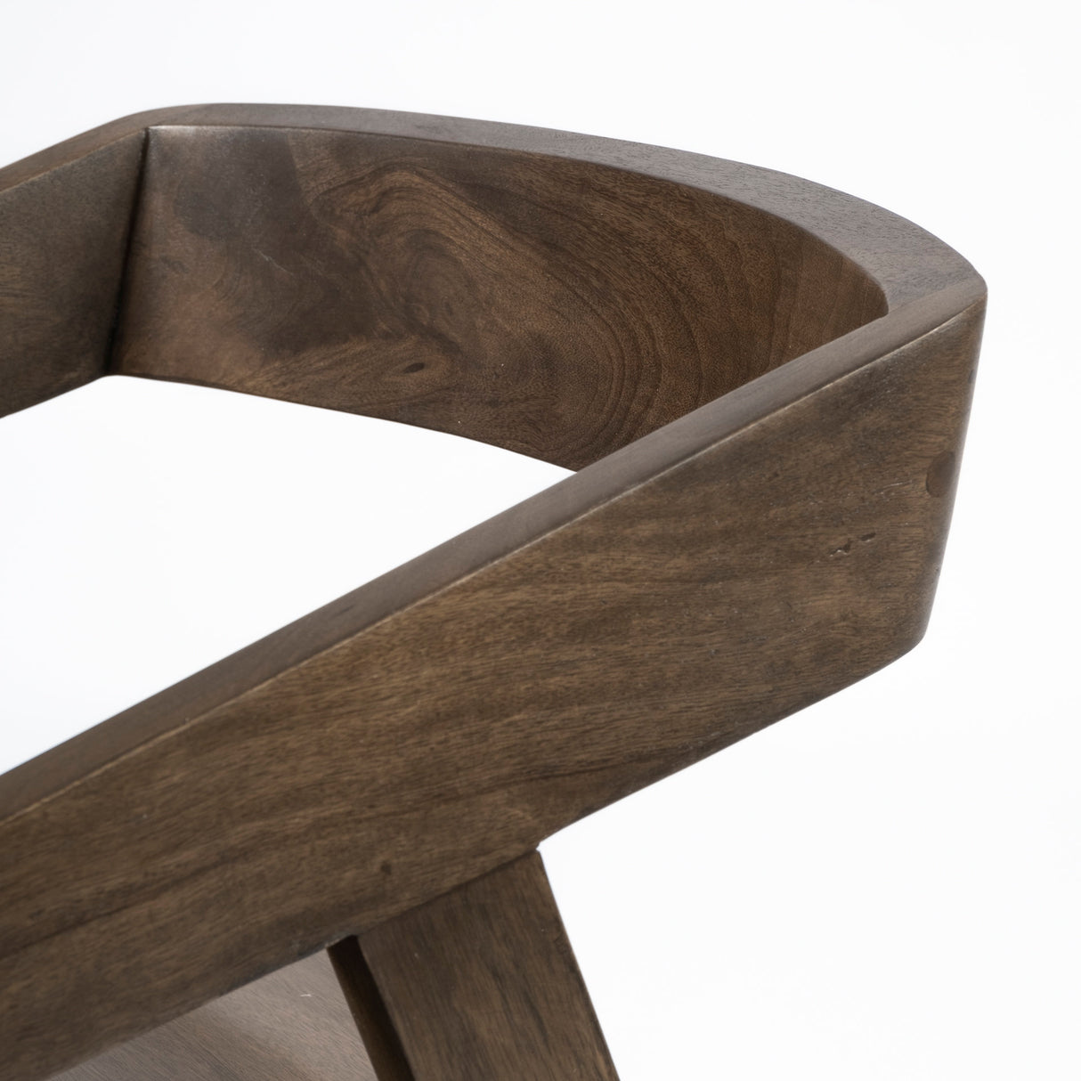 Nicholas I Onyx Brown Solid Wood Dining Chair from Mercana - Luna Furniture