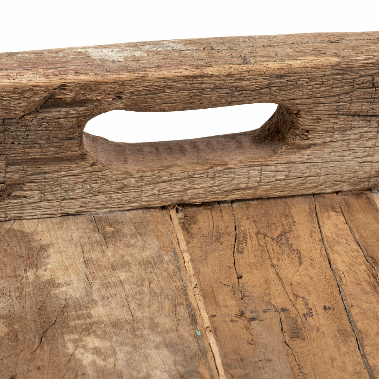Carson (Small) 24L x 24W Brown Reclaimed Wood Tray from Mercana - Luna Furniture