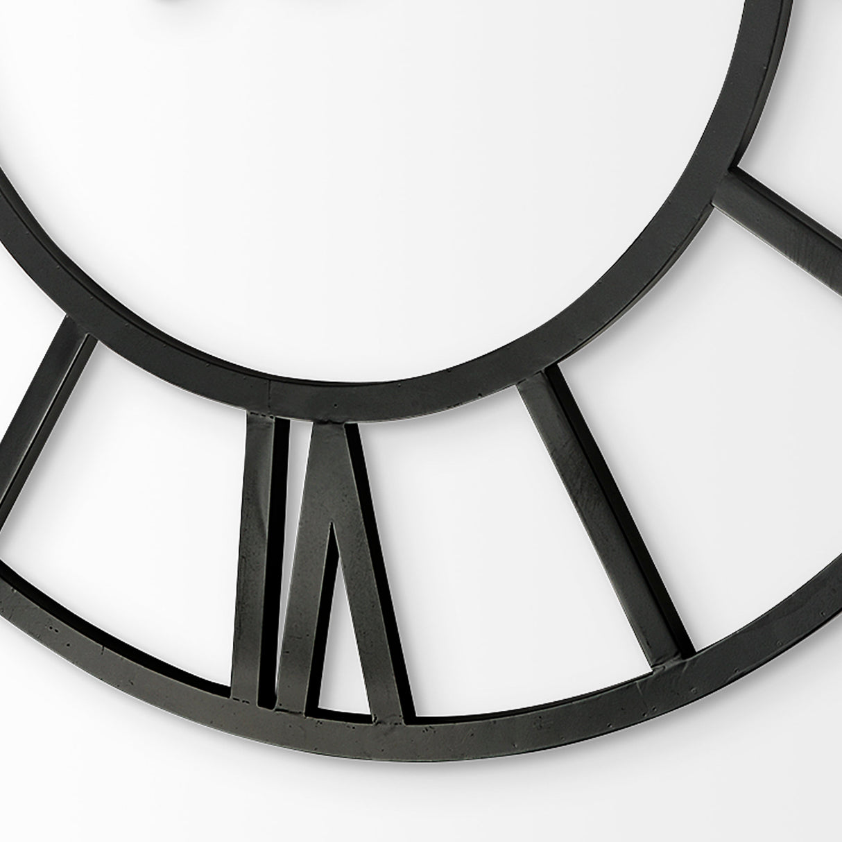Stoke 54" Round Giant Oversized Industrial Wall Clock from Mercana - Luna Furniture