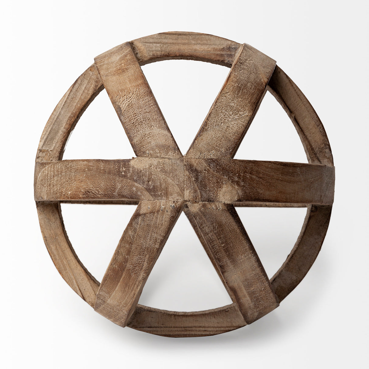 Tibik 8L x 8W Natural Wooden Orb from Mercana - Luna Furniture