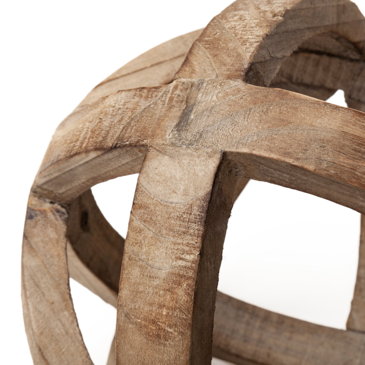 Tibik 8L x 8W Natural Wooden Orb from Mercana - Luna Furniture