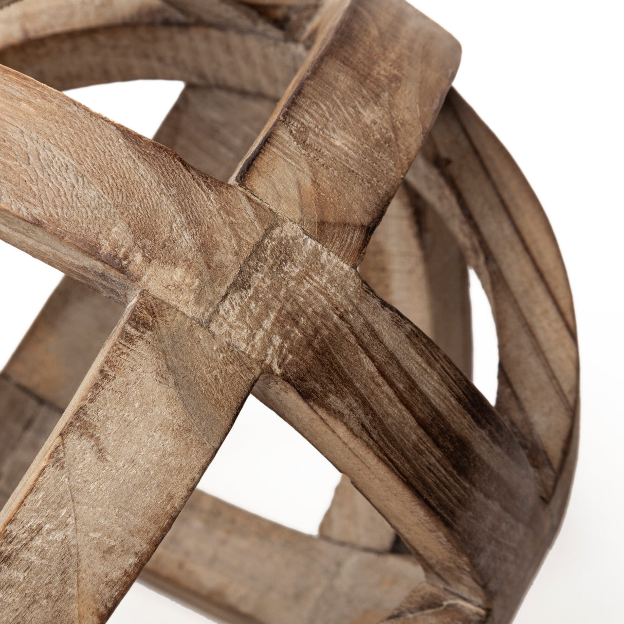 Tibik 8L x 8W Natural Wooden Orb from Mercana - Luna Furniture