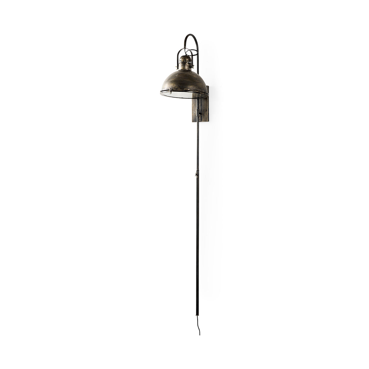 Tazb 13L x 11W x 62H Gold Metal Conical Shade Wall Sconce from Mercana - Luna Furniture
