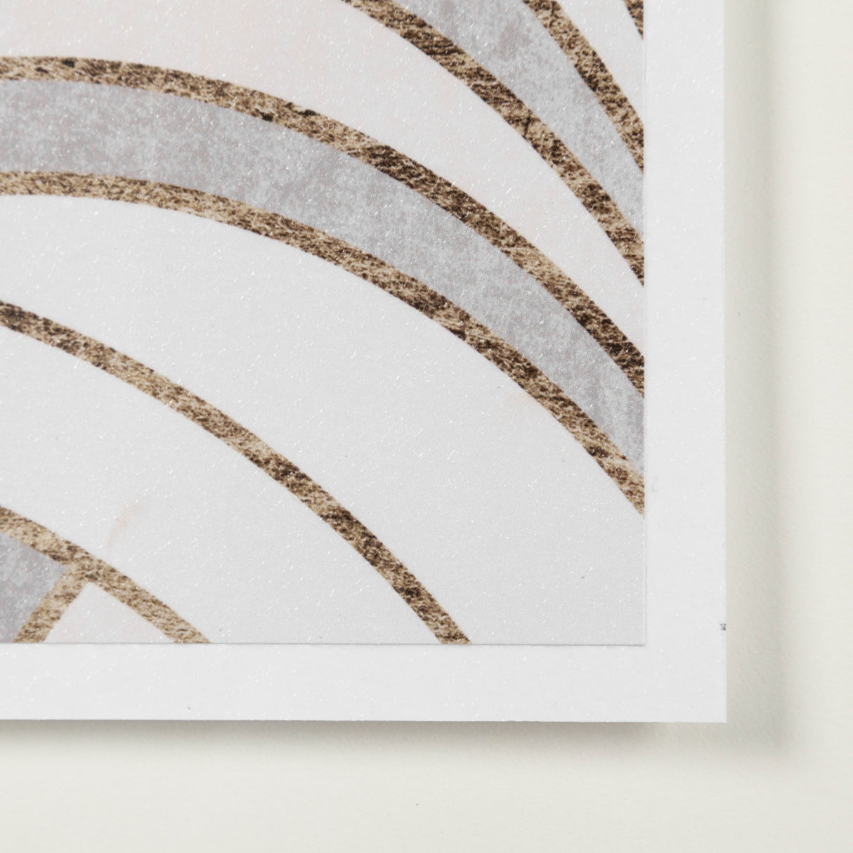Deco Patterning II by Victoria Barnes Hand Embellished Textured Framed Art Print Matted under Glass from Mercana - Luna Furniture