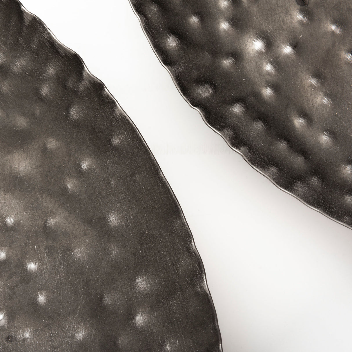 Lanx Set of 3 Decorative Black/Grey Metal Plates from Mercana - Luna Furniture