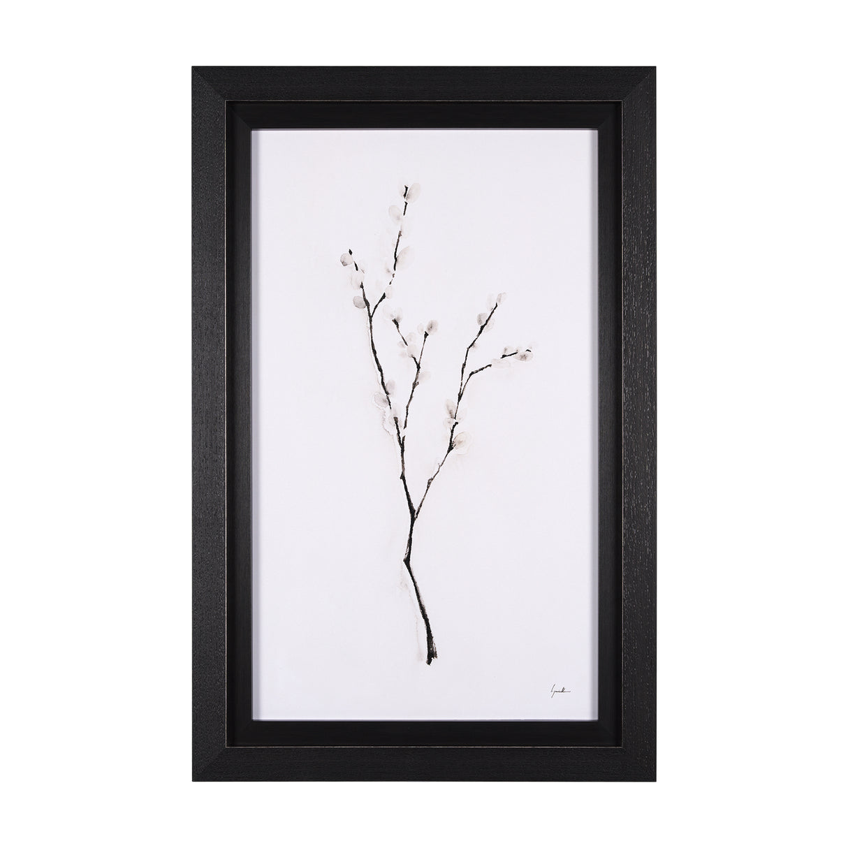 Snow Greetings I by Mercana Studio a Hand Embellished Textured Framed Art Print from Mercana - Luna Furniture
