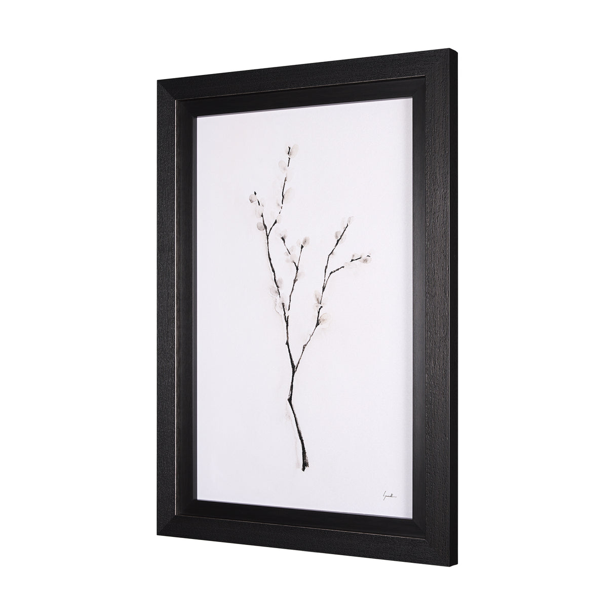 Snow Greetings I by Mercana Studio a Hand Embellished Textured Framed Art Print from Mercana - Luna Furniture
