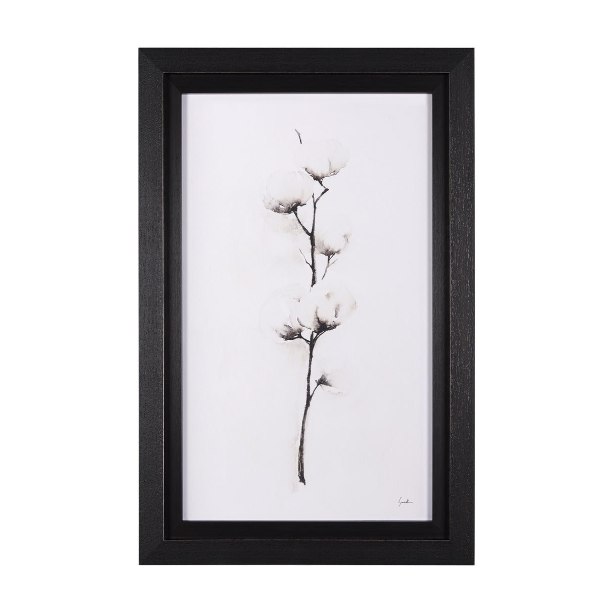 Snow Greetings II by Mercana Studio a Hand Embellished Textured Framed Art Print from Mercana - Luna Furniture