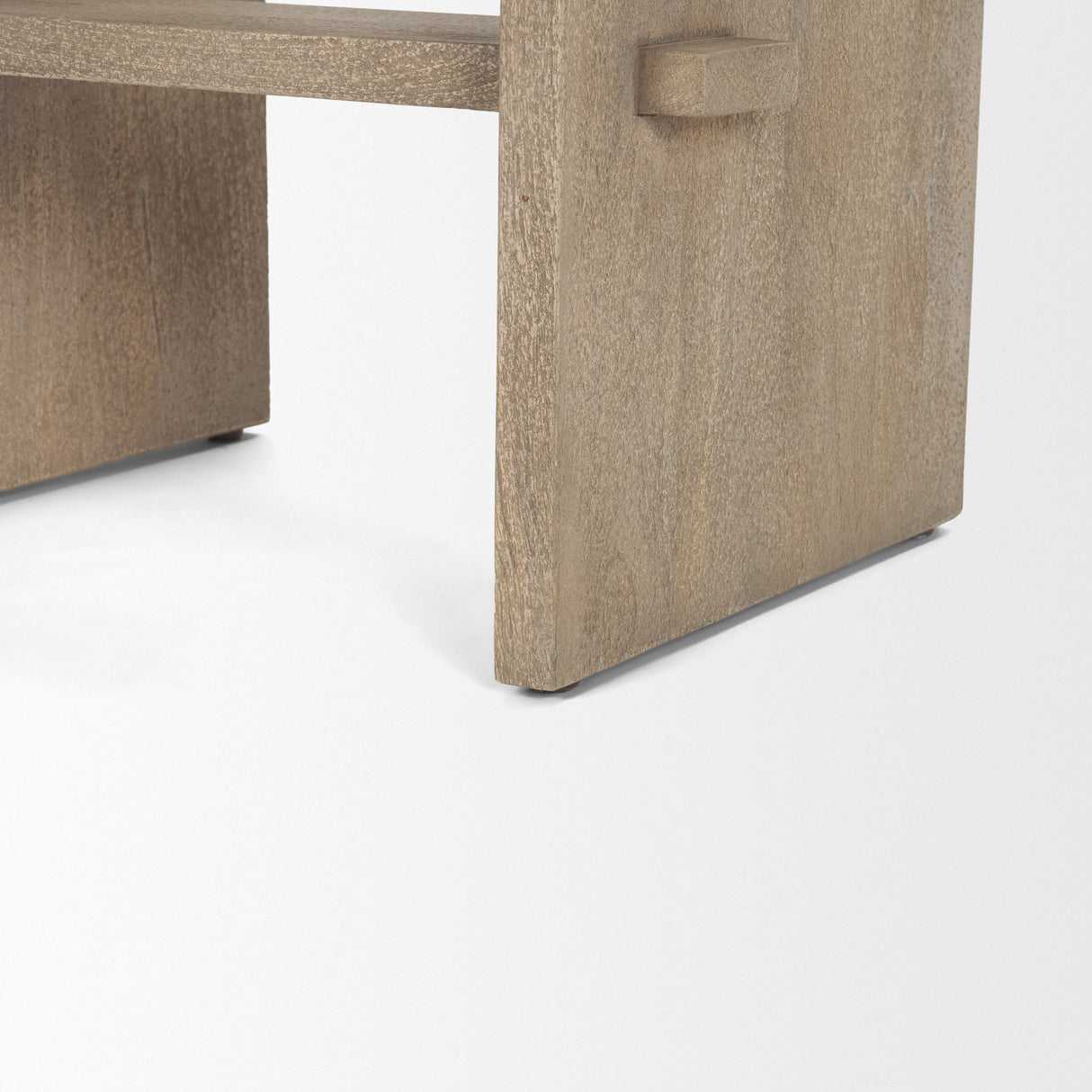 Aida 26" Seat Height Light Gray Wood Counter Stool from Mercana - Luna Furniture