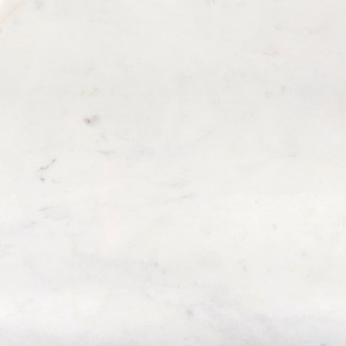 Austen 20L x 20W x 22H Round White Marble Top W/ Black Metal Frame Side Table from Mercana - Luna Furniture