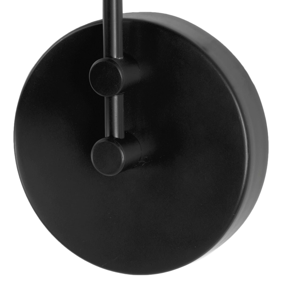 Cobalt 6L x 32W Black Metal Cone Shaped Swivel Wall Sconce from Mercana - Luna Furniture