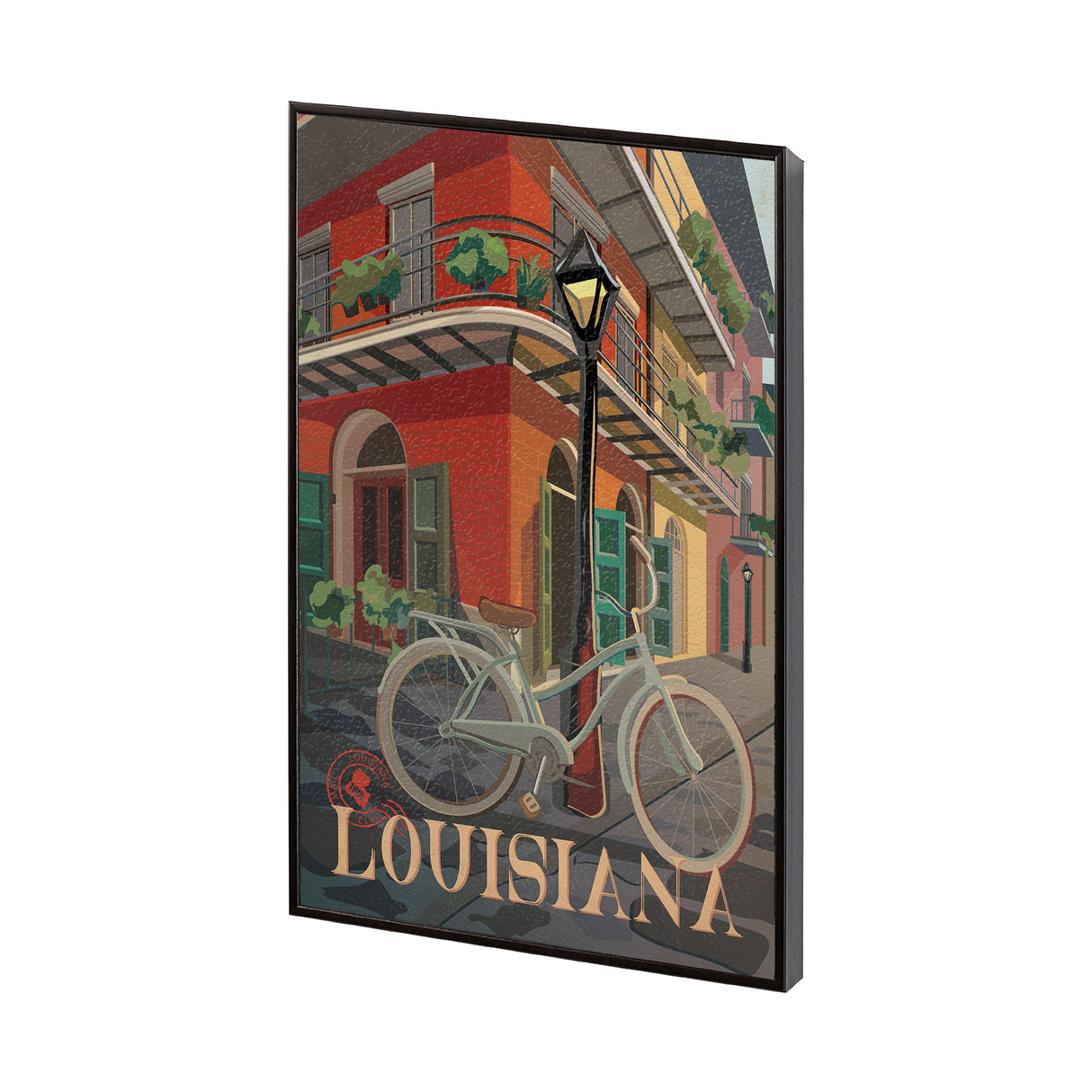 Louisiana Go USA (SM) by Mercana Studio a Hand Embellished Decograph Framed Art Print from Mercana - Luna Furniture