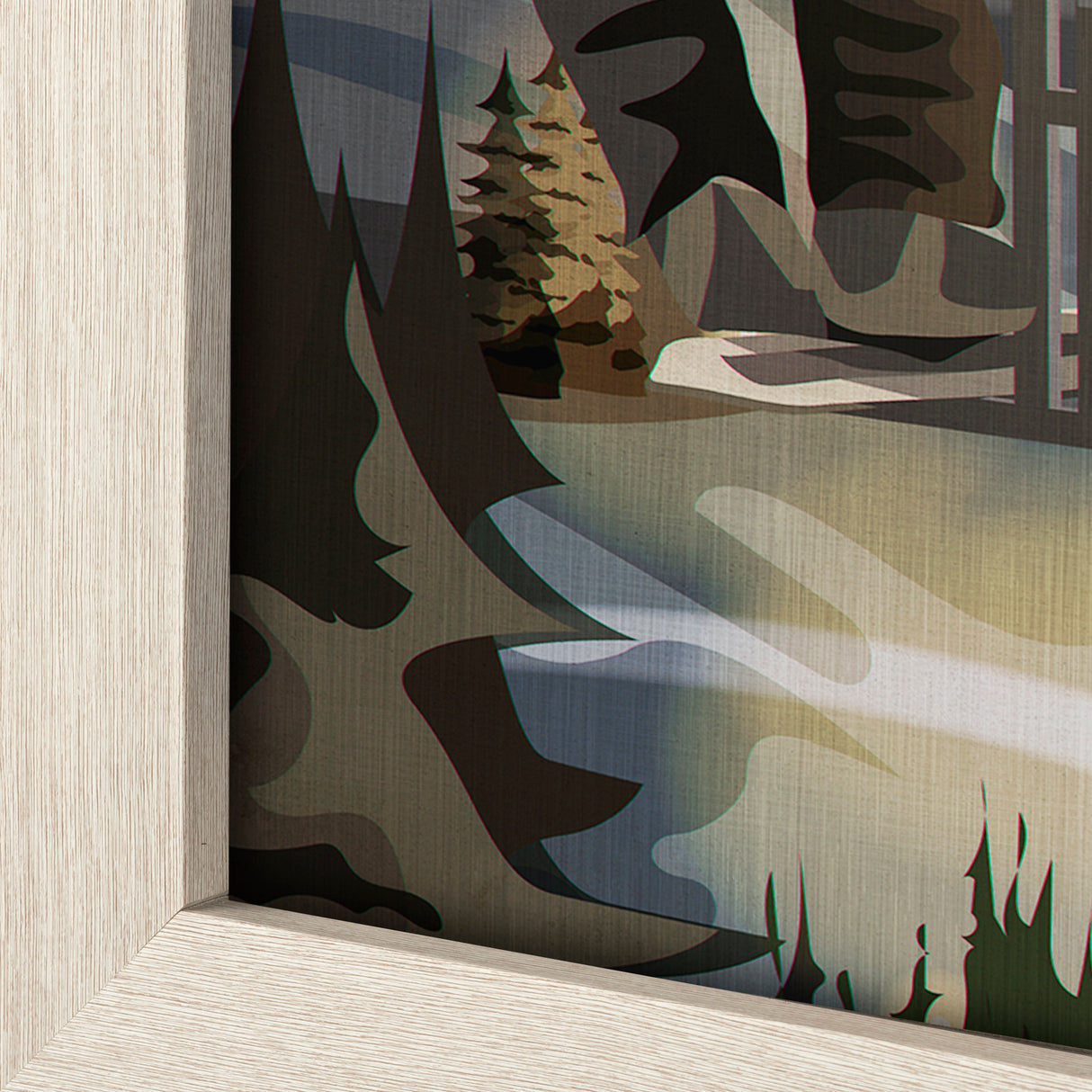 Whistler Go Canada (L) by Mercana Studio a Hand Embellished Decograph Framed Art Print from Mercana - Luna Furniture