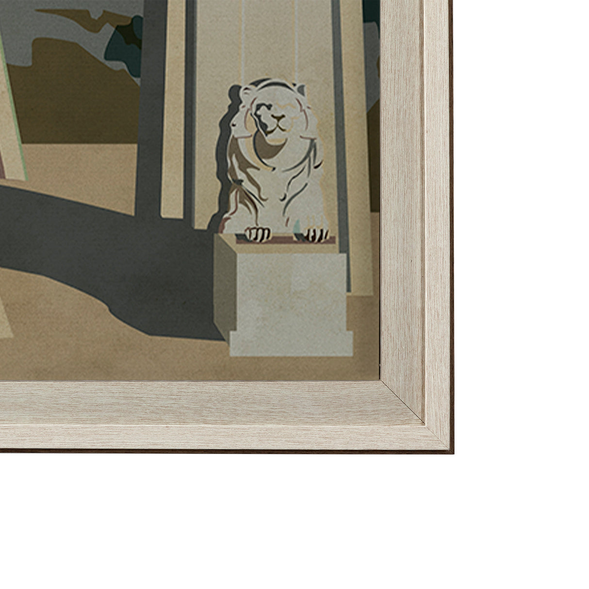 Vancouver Go Canada (XL) by Mercana Studio a Hand Embellished Decograph Framed Art Print under Glass from Mercana - Luna Furniture