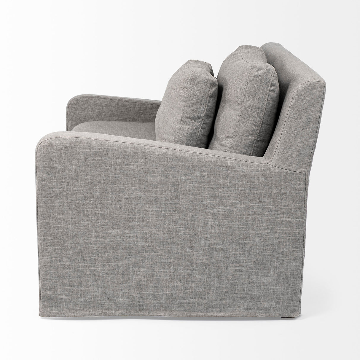 Denly III 38 X 38.25 X 34.5 Flint Gray Slipcover Upholstered Arm Chair from Mercana - Luna Furniture