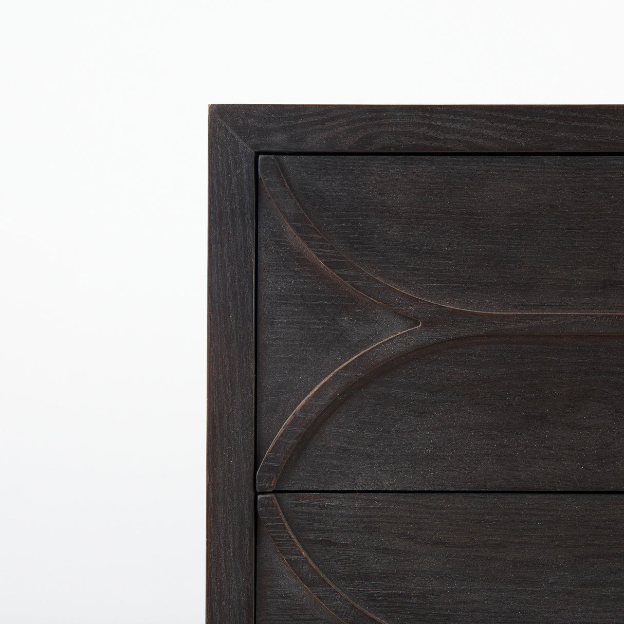 Giselle I 40L x 16W Dark Brown Fir Veneer 3 Drawer Accent Cabinet from Mercana - Luna Furniture