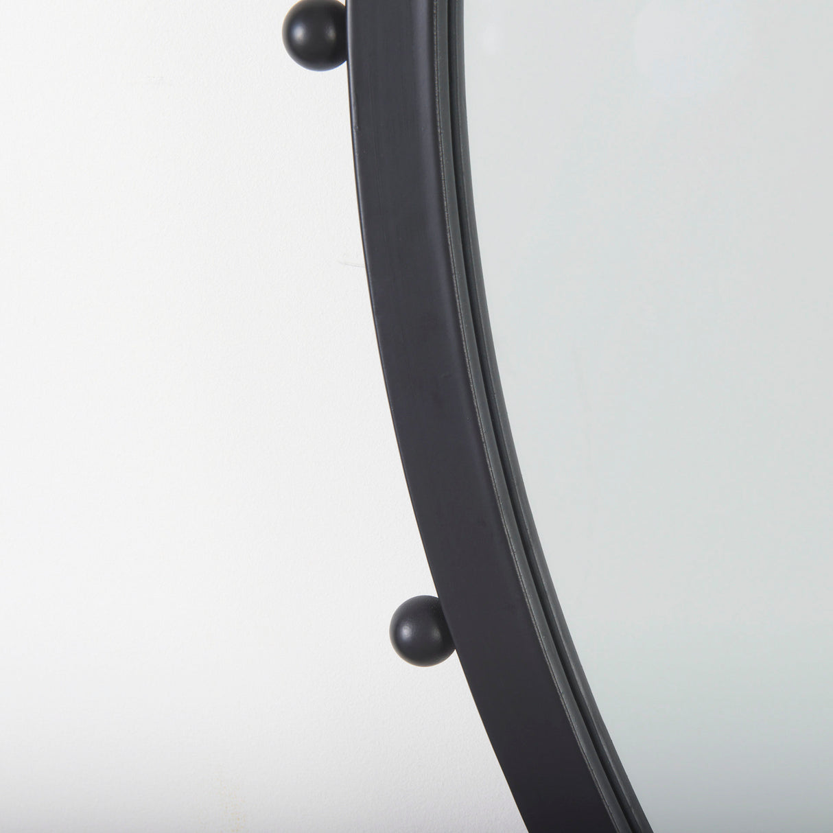 Elena III Large Black Wall Mirror from Mercana - Luna Furniture