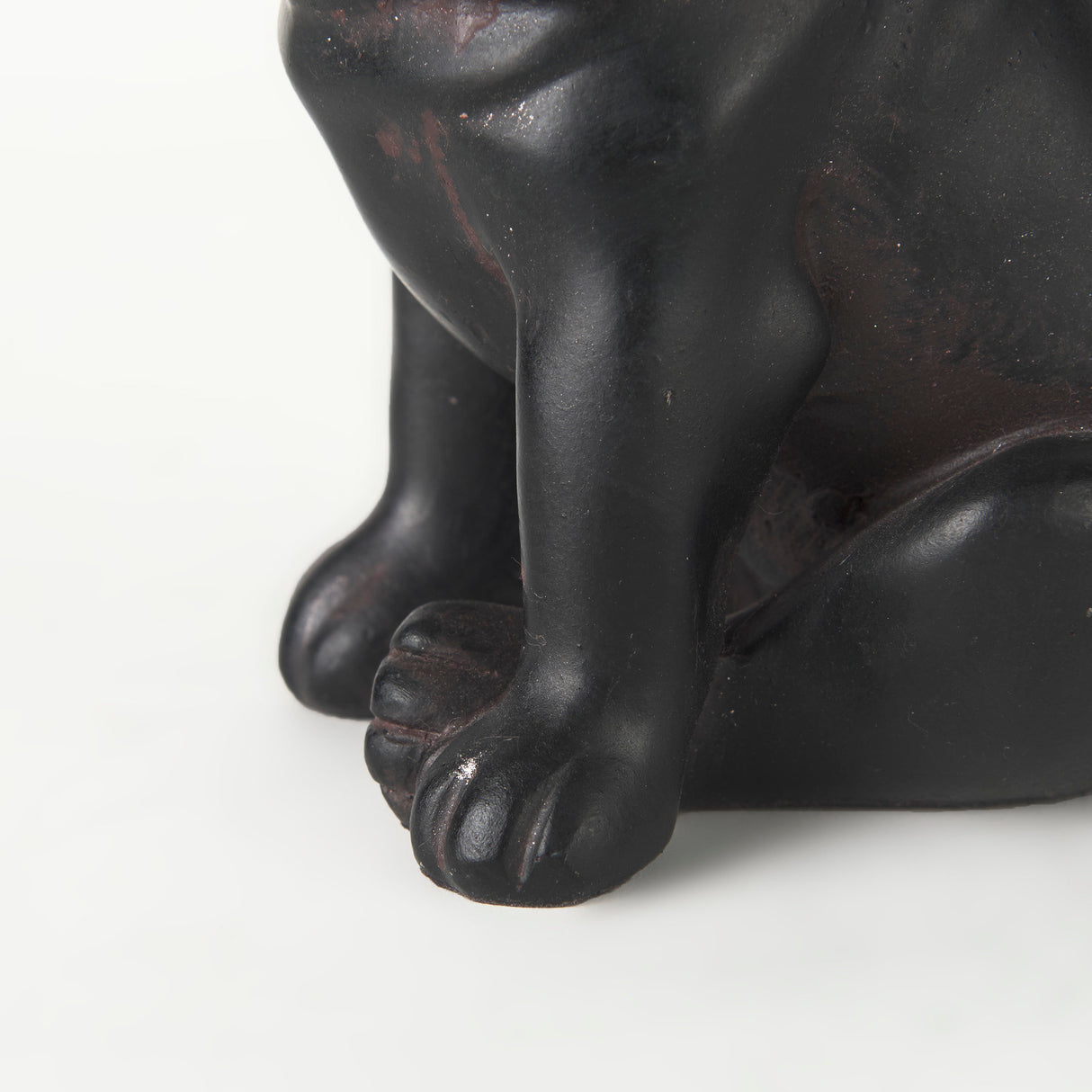 Cadence 4L x 5W Black Resin Pug Dog from Mercana - Luna Furniture