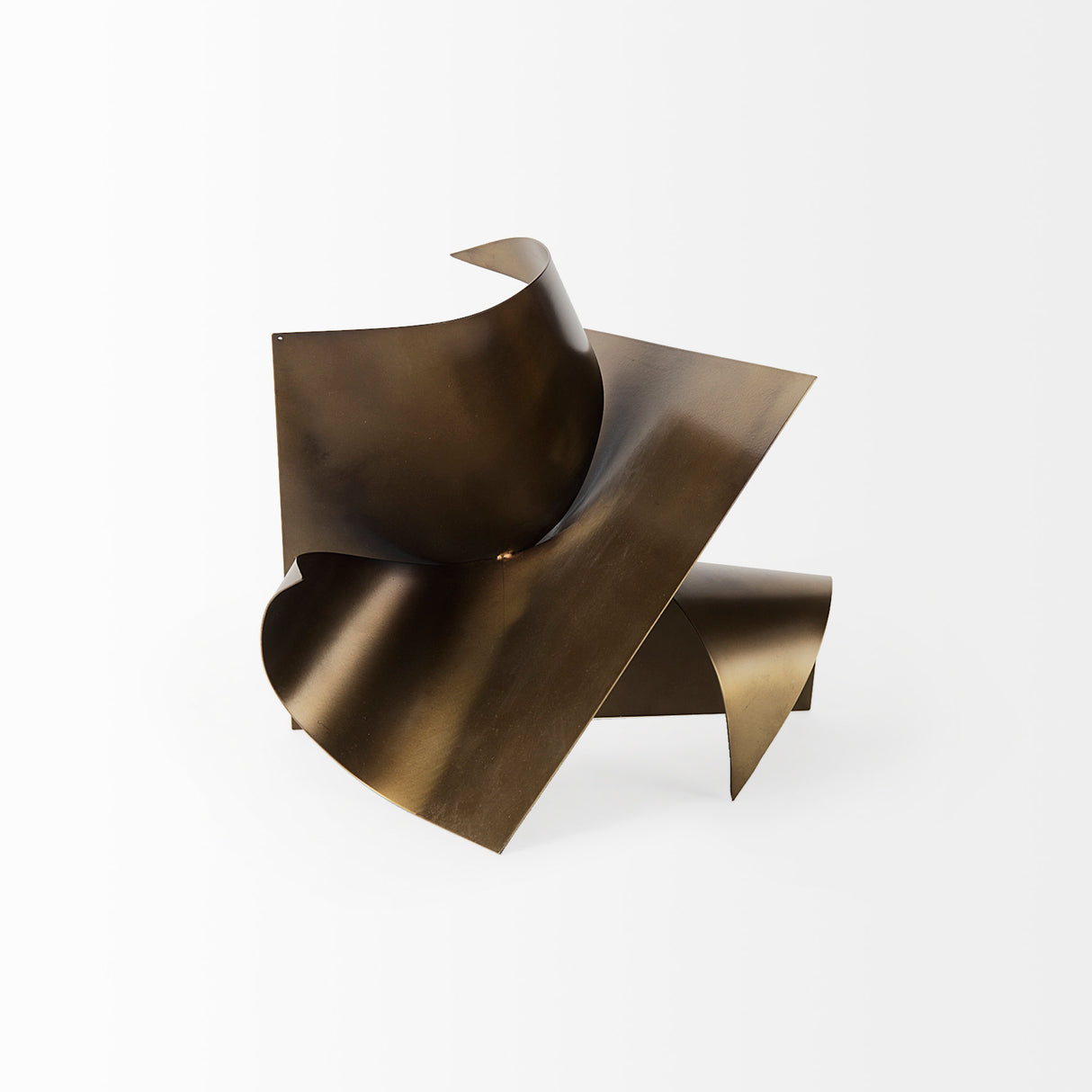 Francesca Antique Gold Metal Sculptural Decorative Object from Mercana - Luna Furniture