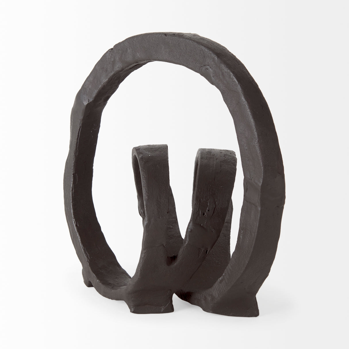 Stanislaw II Black Metal Infinite Ribbon Sculpture from Mercana - Luna Furniture