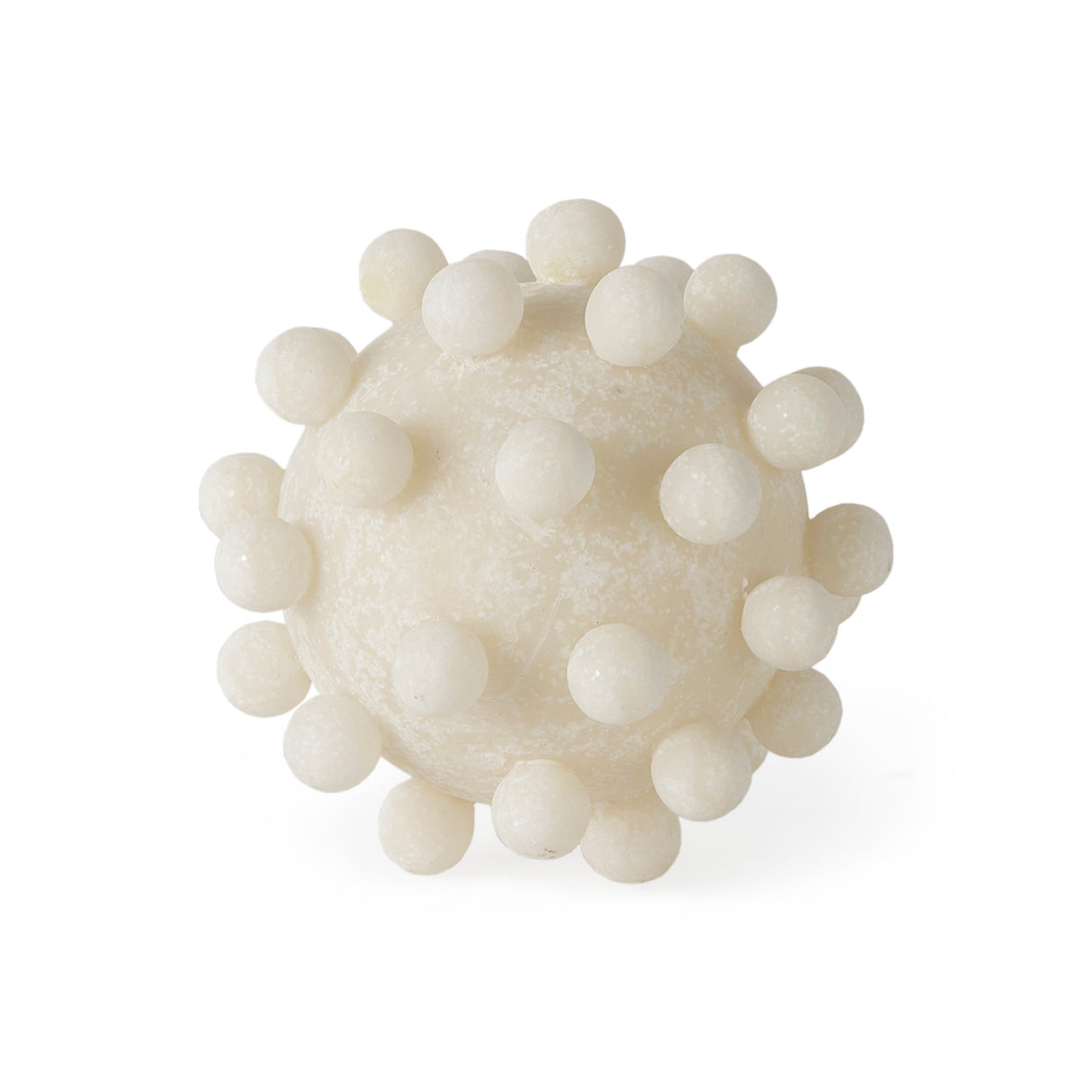 Malo 4.7L x 4.7W x 4.7H Cream Resin Small Sphere Decorative Object from Mercana - Luna Furniture
