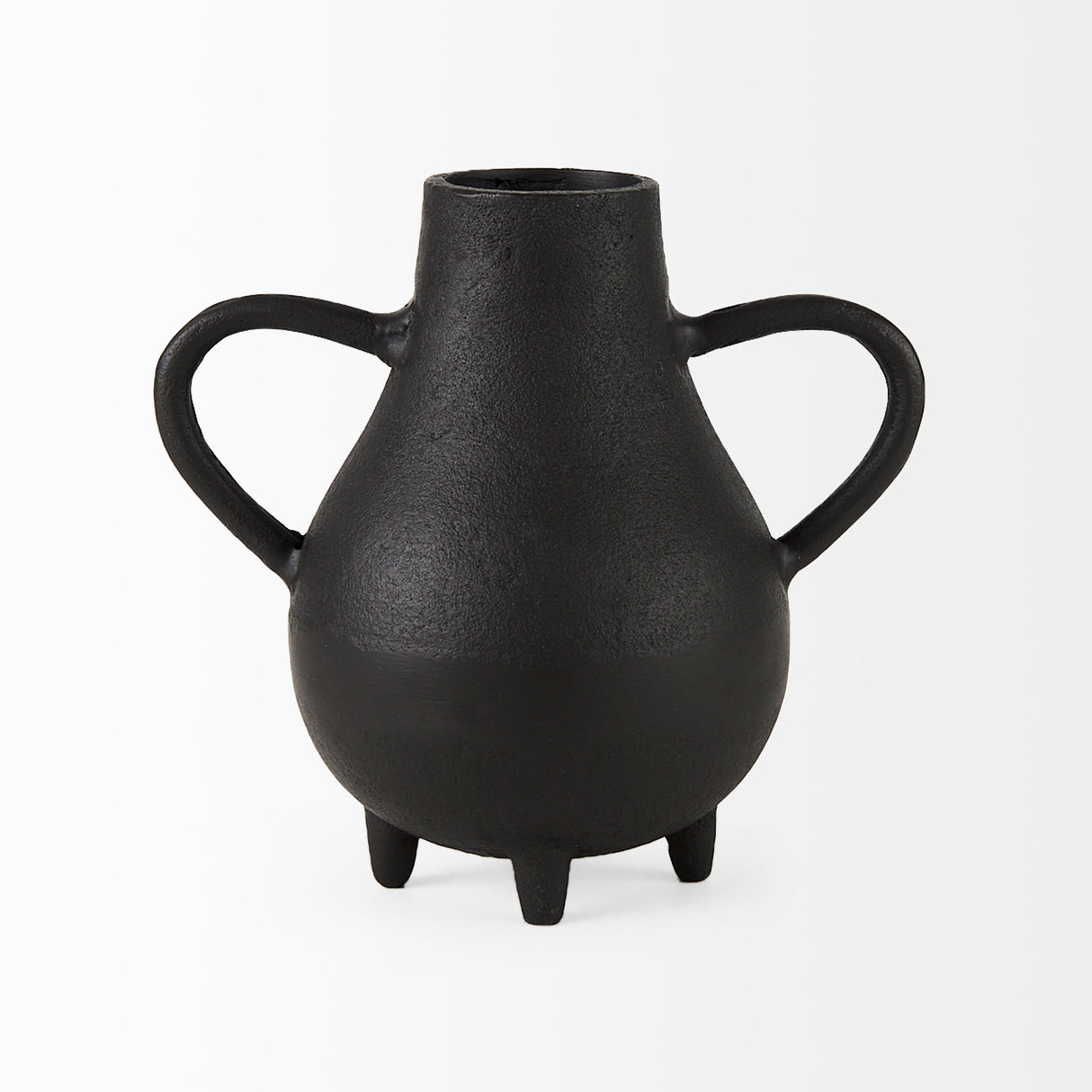 Cyrus Black Two handled Vase Decorative Object from Mercana - Luna Furniture