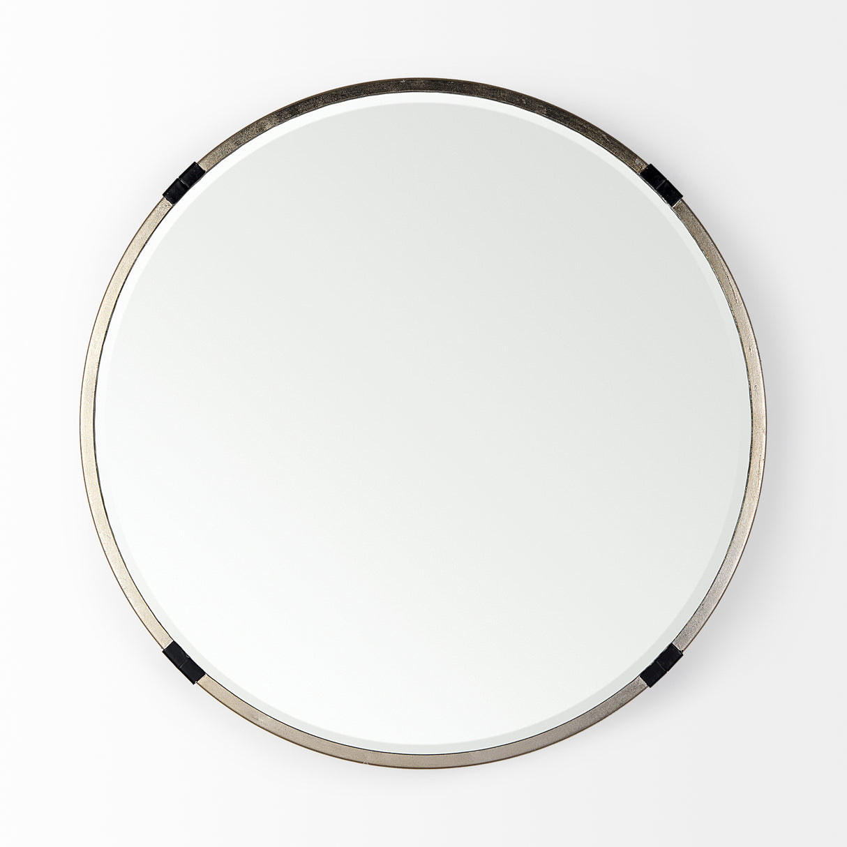 Melissa 23" Small Round Gold Metal Wall Mirror from Mercana - Luna Furniture