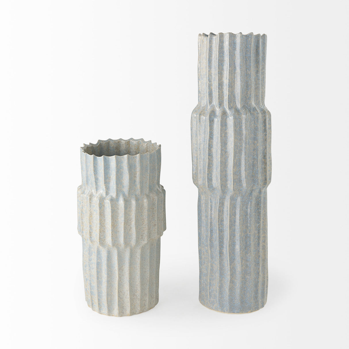 Cardon 23.0H Gray Ceramic Vase from Mercana - Luna Furniture