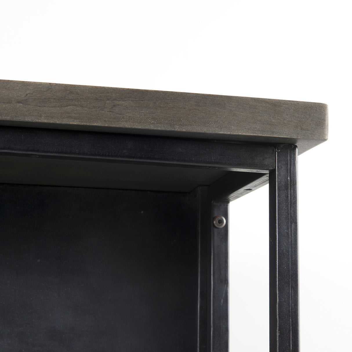 Dimitra 62.0L x 32.0W x 36.0H Dark Iron W/Glass Doors Kitchen Island from Mercana - Luna Furniture