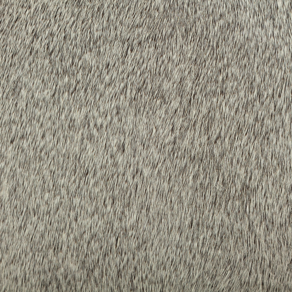 Zahavi I 20" Grey-toned hair-on-hide ottoman from Mercana - Luna Furniture