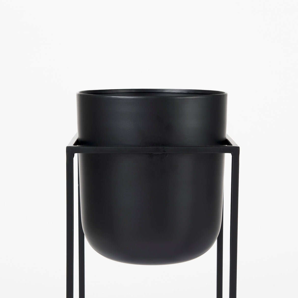 Bumble (Set of 2) 12L x 12W x 32H Black Plant Stands from Mercana - Luna Furniture