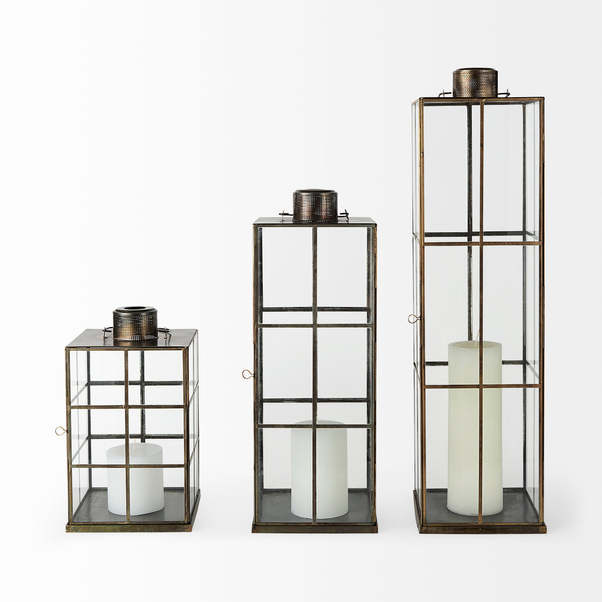 Grimwig (Medium) 8L x 8W x 23H LANTERN W/SHEET BASE WITHOUT BEVEL from Mercana - Luna Furniture