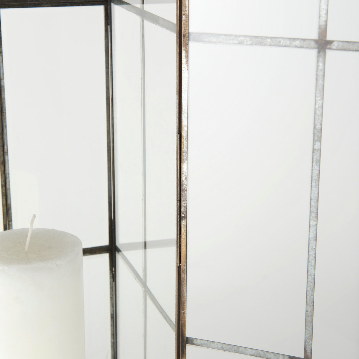 Grimwig (Large) 8L x 8W x 31H LANTERN W/SHEET BASE WITHOUT BEVEL from Mercana - Luna Furniture