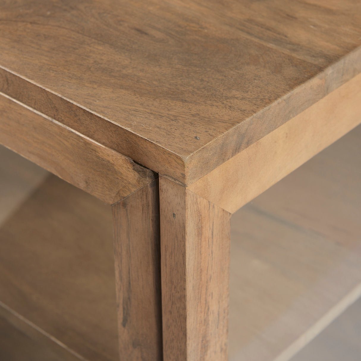 Arelius 20L x 18W x 26H Light Brown Wood W/ Black Metal Frame End/Side Table from Mercana - Luna Furniture