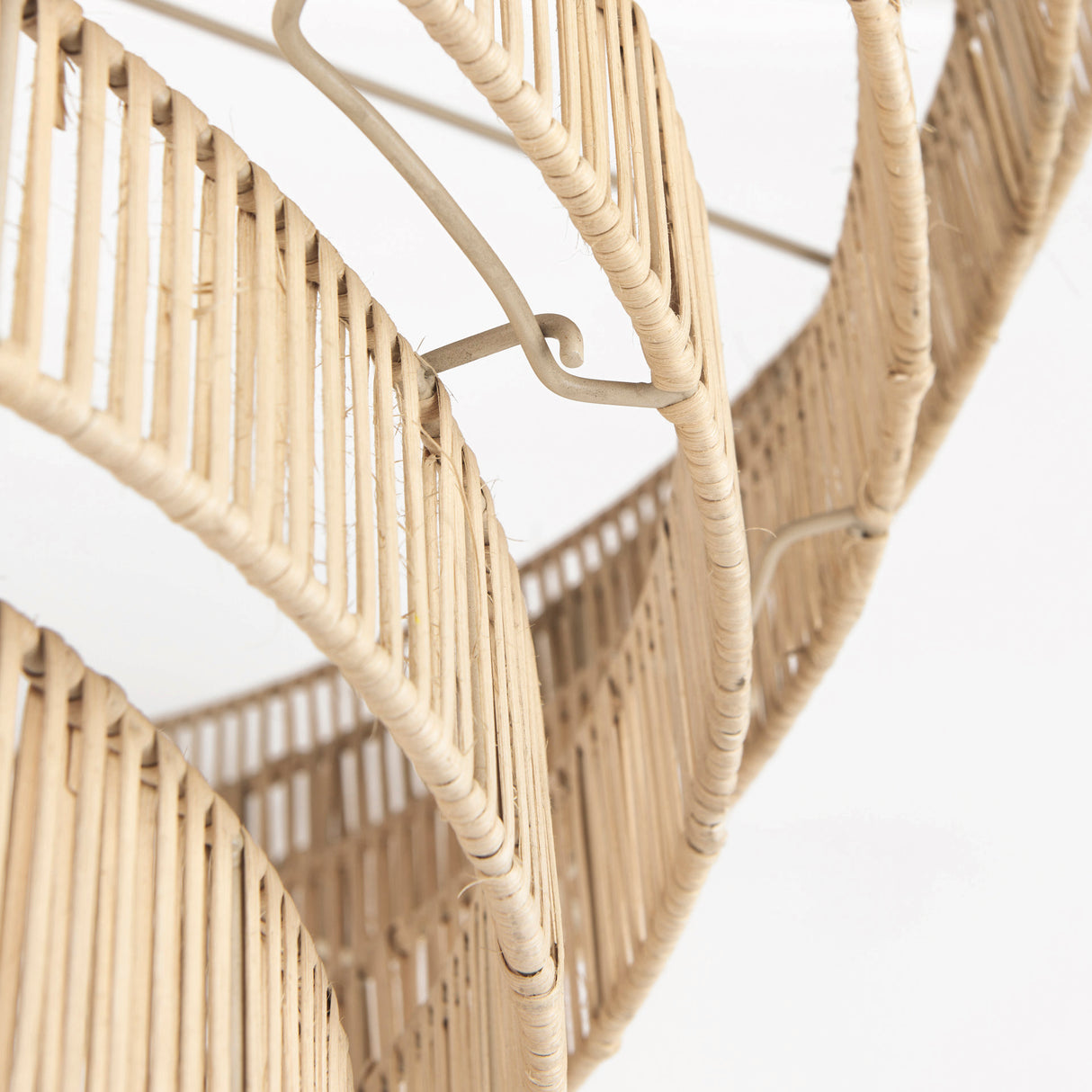 Marimba 40 L x 40 W x 24 H Natural Cane 6 Tier Chandelier from Mercana - Luna Furniture