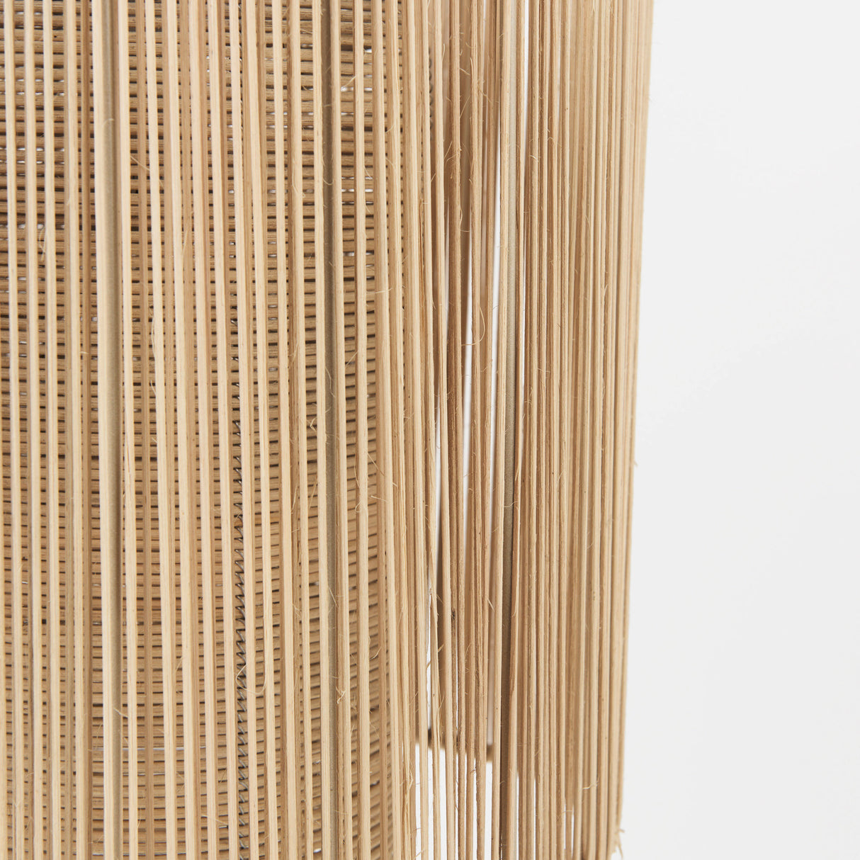 Aviario 14.2 L x 14.2 W x 14.2 H Natural Cane Cylindrical Pendant Light from Mercana - Luna Furniture