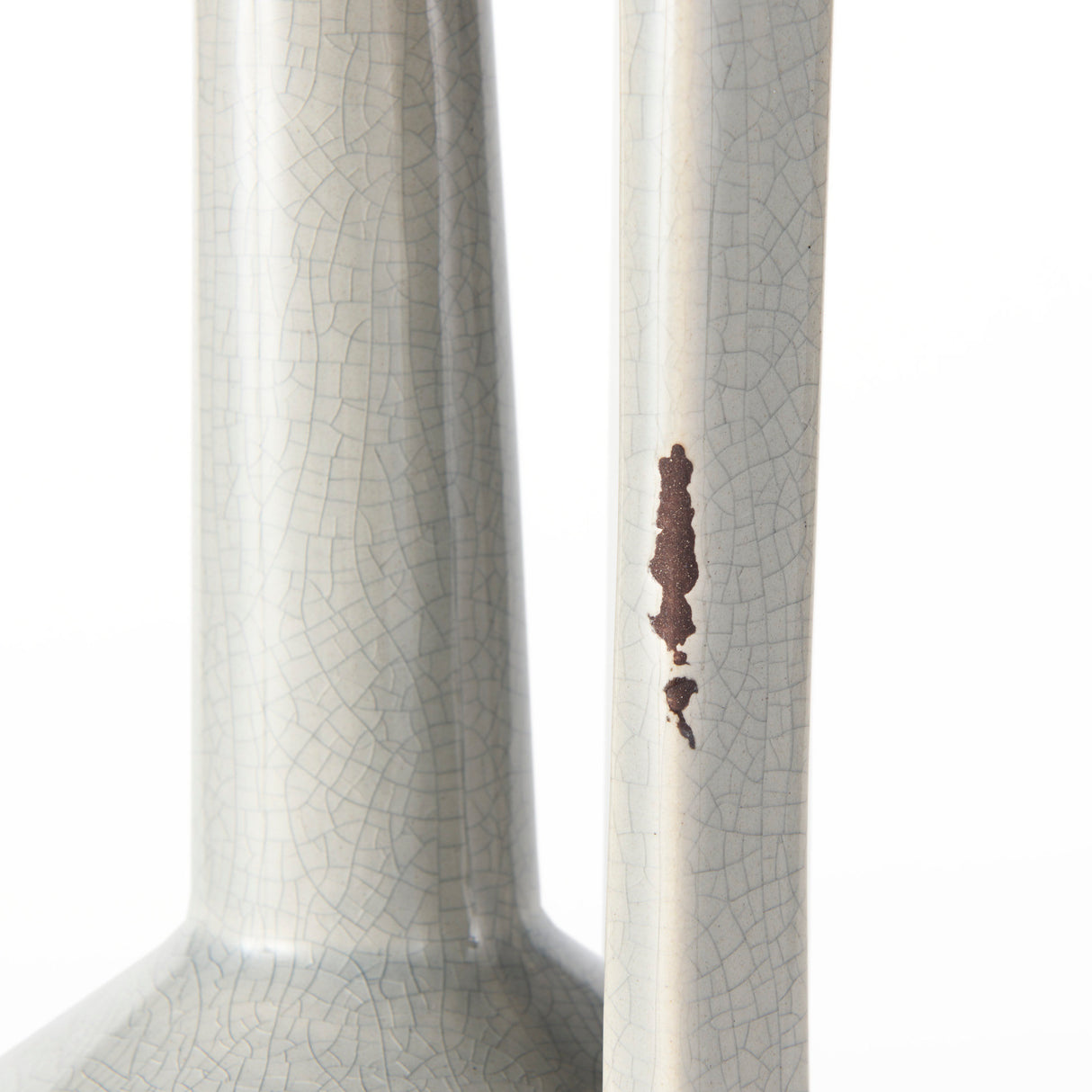 Burton 14.2H Medium Two Tone Gray Ceramic Jug Vase from Mercana - Luna Furniture