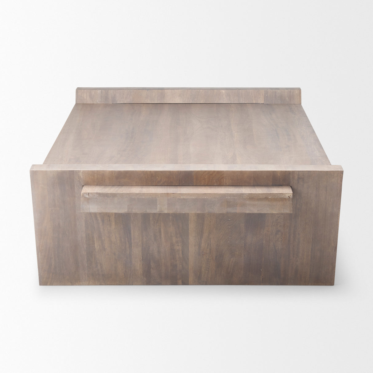 Elaine 59x36 Brown Solid Wood Top & Base Coffee Table from Mercana - Luna Furniture