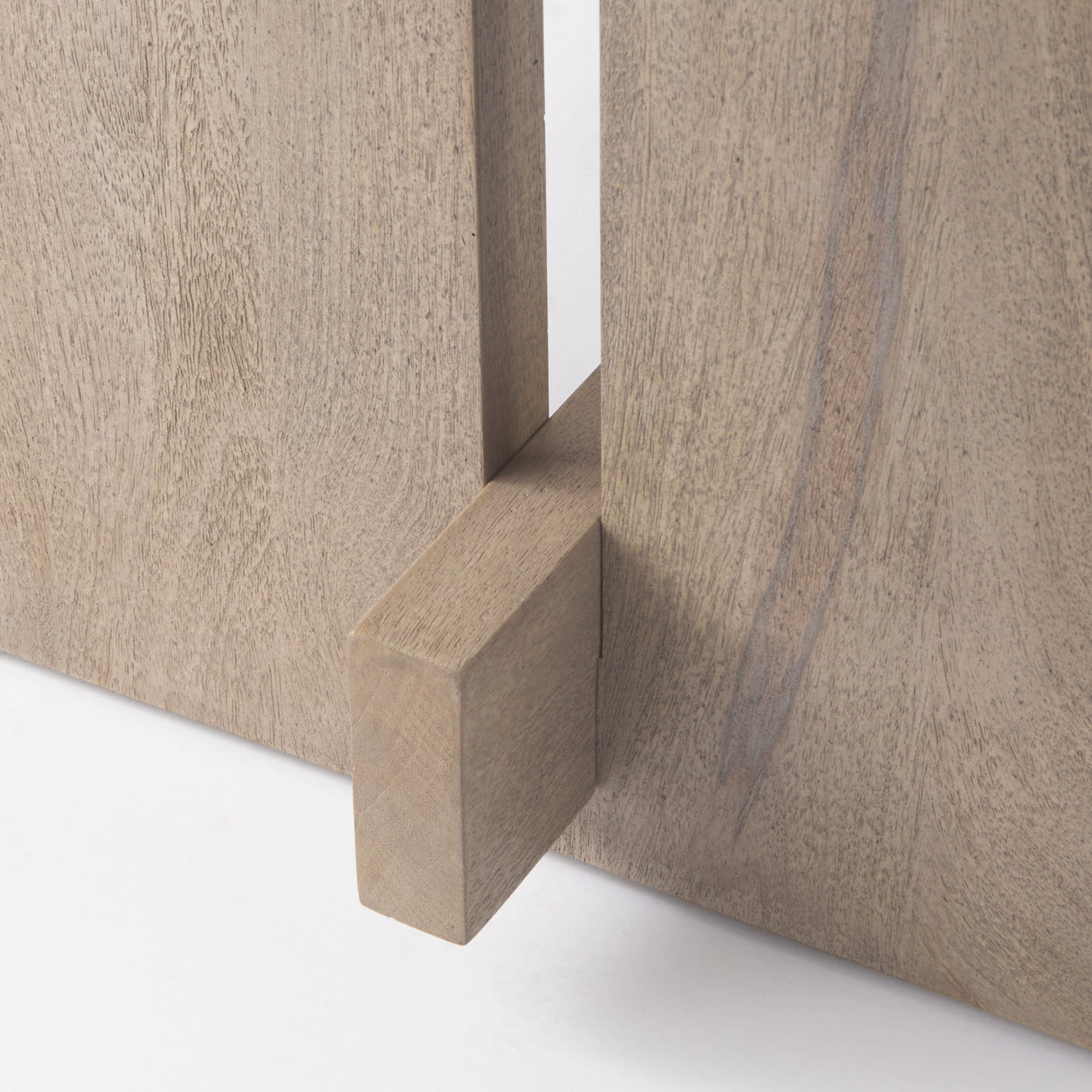 Aida 84L Light Gray Wood Dining Table from Mercana - Luna Furniture