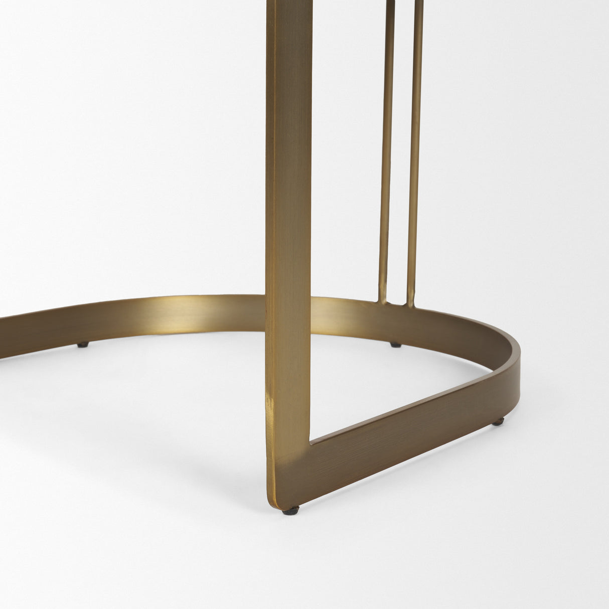 Hollyfield II Cream Fabric Seat W/ Gold Iron Frame Dining Chair from Mercana - Luna Furniture