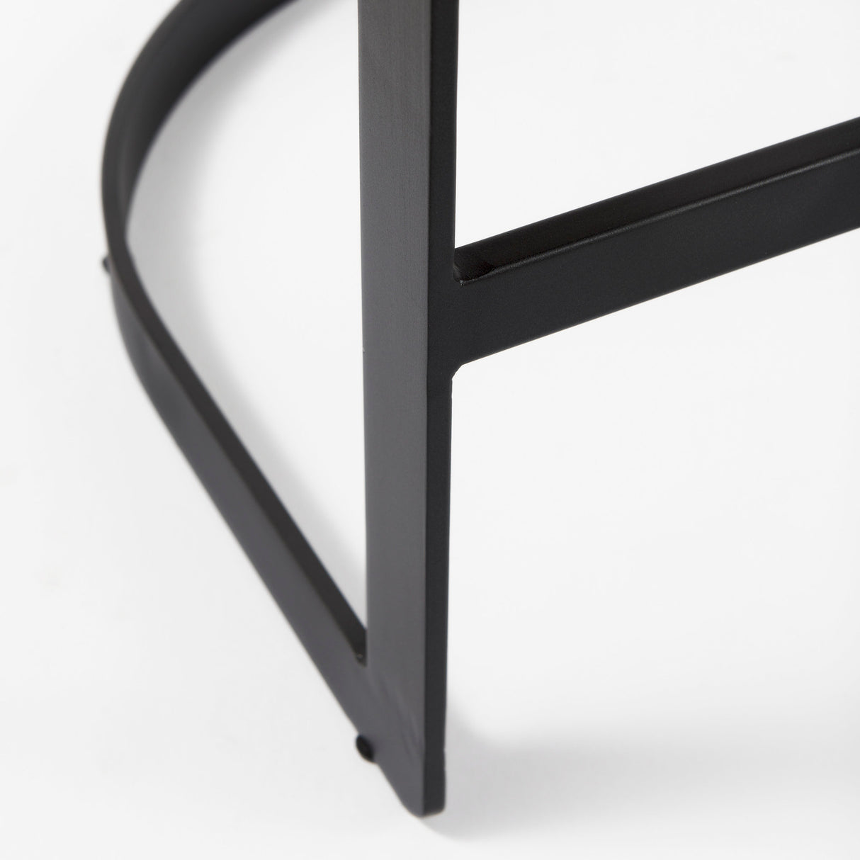 Hollyfield II Gray Fabric Seat W/ Gray Metal Base Counter Stool from Mercana - Luna Furniture
