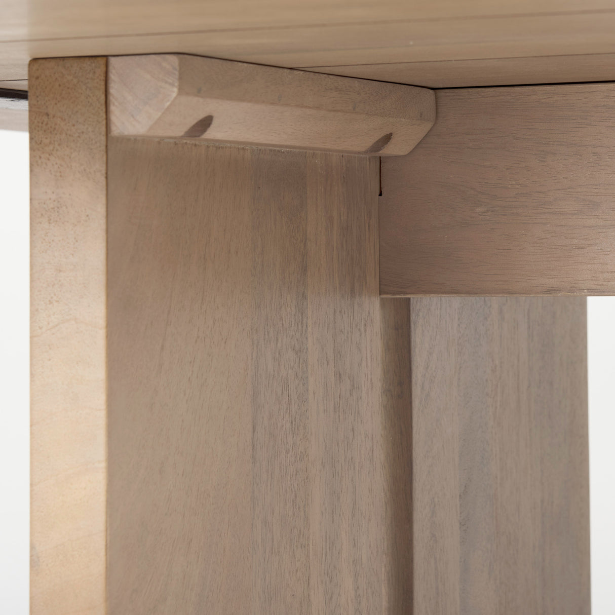 Aida 84L Light Brown Wood Dining Table from Mercana - Luna Furniture
