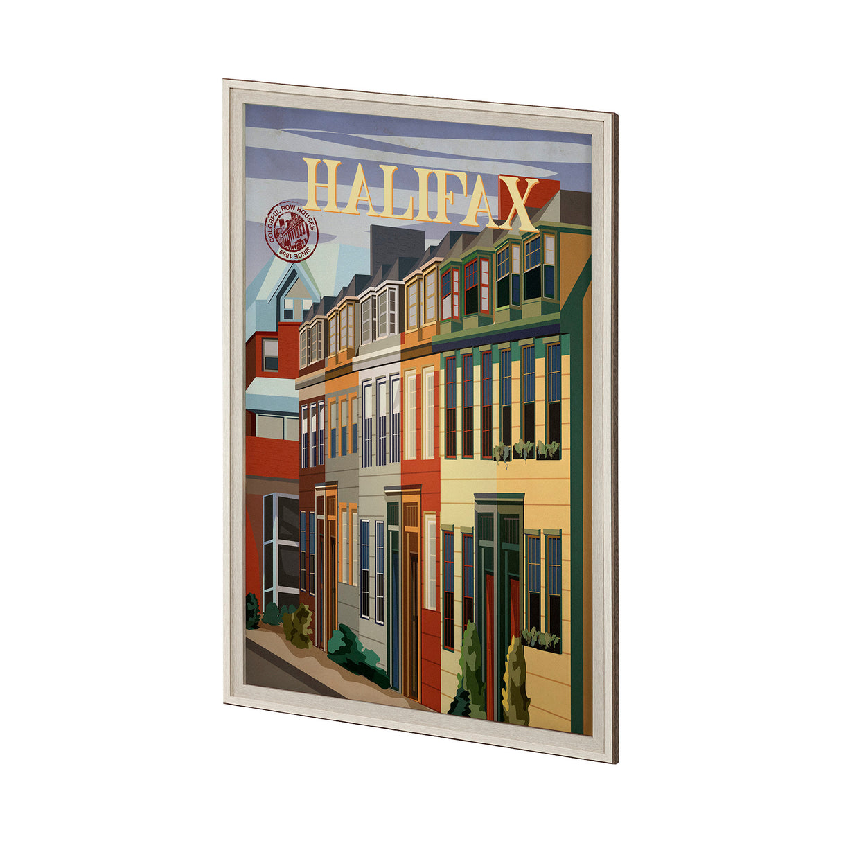 Halifax Go Canada (XL) by Mercana Studio a Hand Embellished Decograph Framed Art Print under Glass from Mercana - Luna Furniture