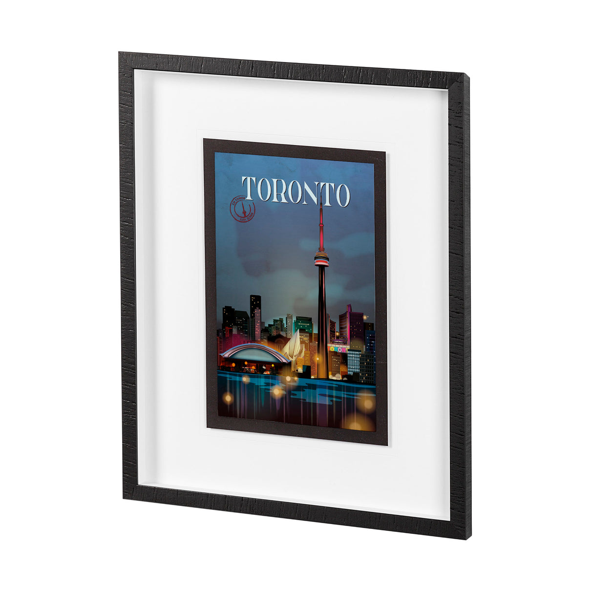 Toronto Go Canada (M) by Mercana Studio a Framed Art Print Matted under Glass from Mercana - Luna Furniture